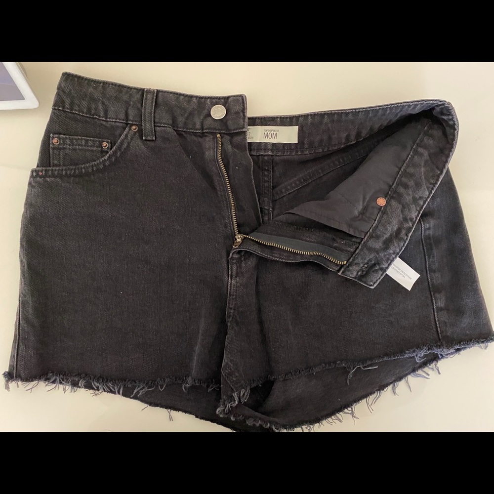 Topshop high waisted mom shorts